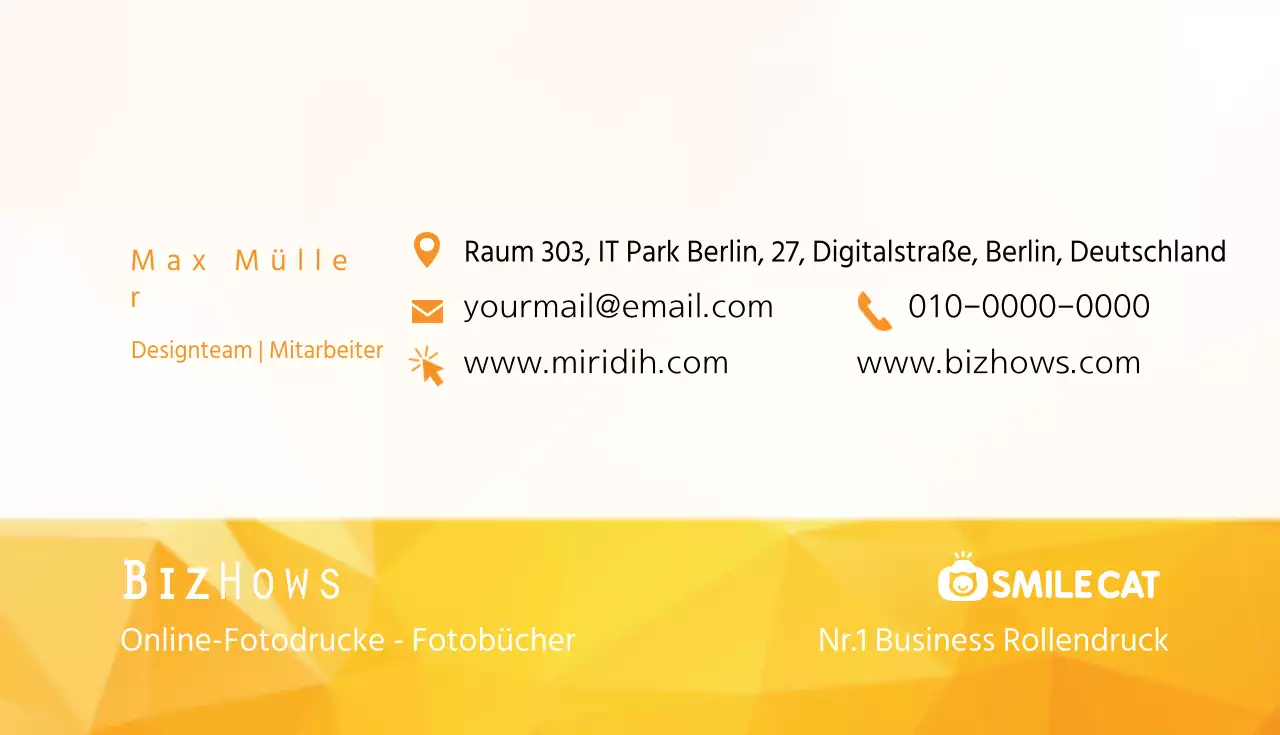 Visitenkarten für Unternehmen