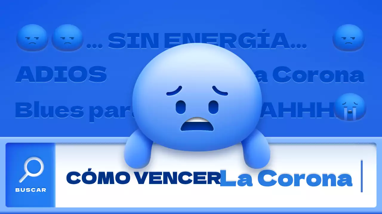 Azul Amarillo Verde Emoji Ilustración Concepto Superación Corona