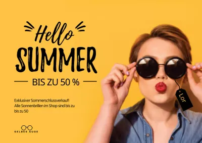 Rabatt auf Sonnenbrillen