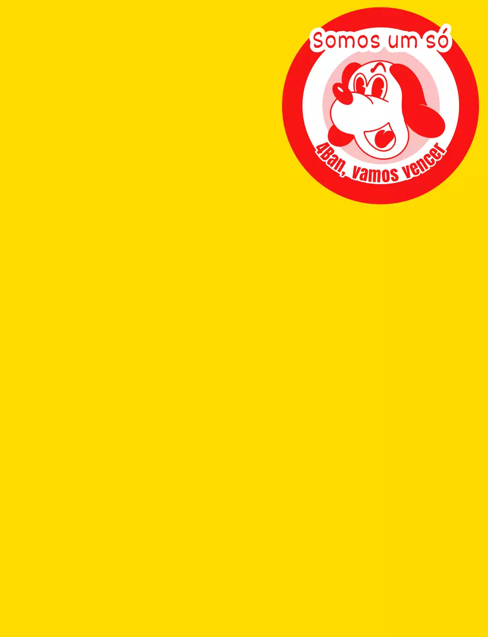 T-shirt de grupo escolar com ilustração de um cachorro em amarelo