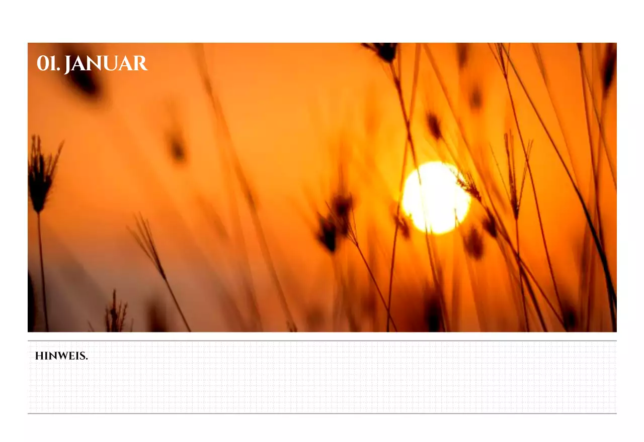 Wandkalender im einfachen Stil mit schwarz-weißer emotionaler Reisefotografie