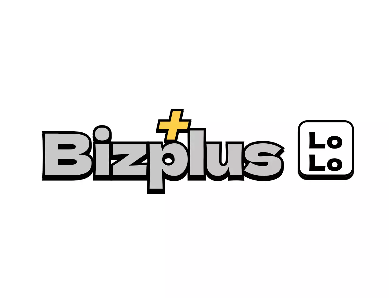 Logótipo de escola de matemática de estilo simples e limpo em cinzento e amarelo