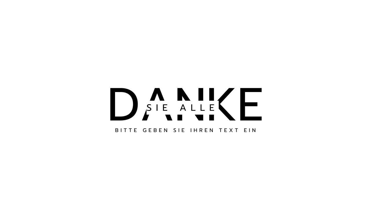 Schwarz-Weiß-Präsentationen