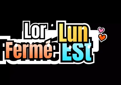 Écriture manuscrite POP Concept Gradient Annonce Titre