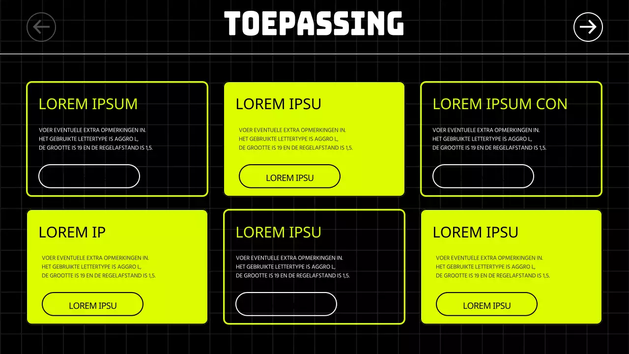 Kitscherig geïllustreerde stickers en vette lettertypes in zwart en neonkleuren geven een ritmisch gevoel aan de gigs en verhuurgidsen.