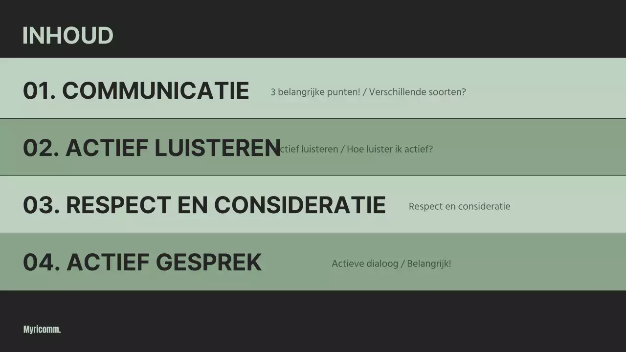 Effectieve communicatiestrategieën in groene kleur