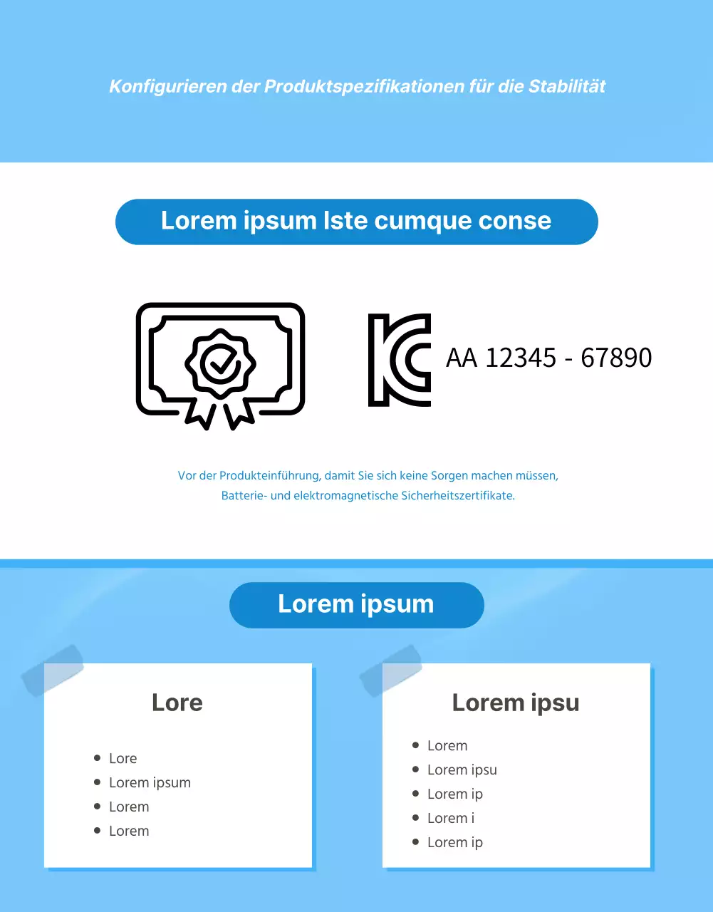 Einfacher Fächer mit hellblauem Hintergrund erklärt