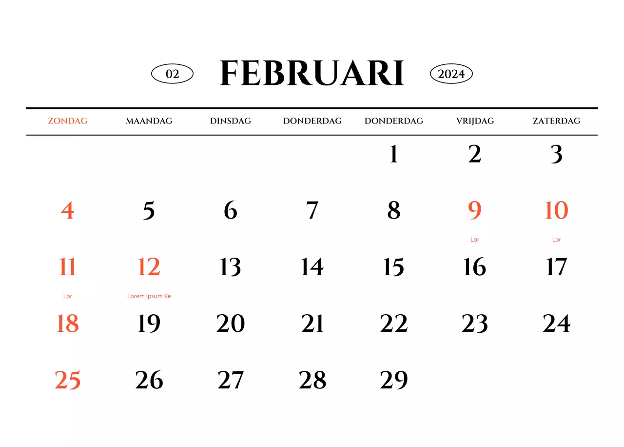 Eenvoudige stijl muurkalender met zwart-wit emotionele reisfotografie concept