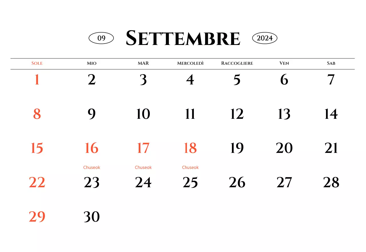 Calendario da parete in stile semplice con concetto di fotografia di viaggio emozionale in bianco e nero