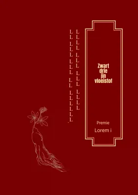 Promotieposter voor een sushi setmenu met foto's