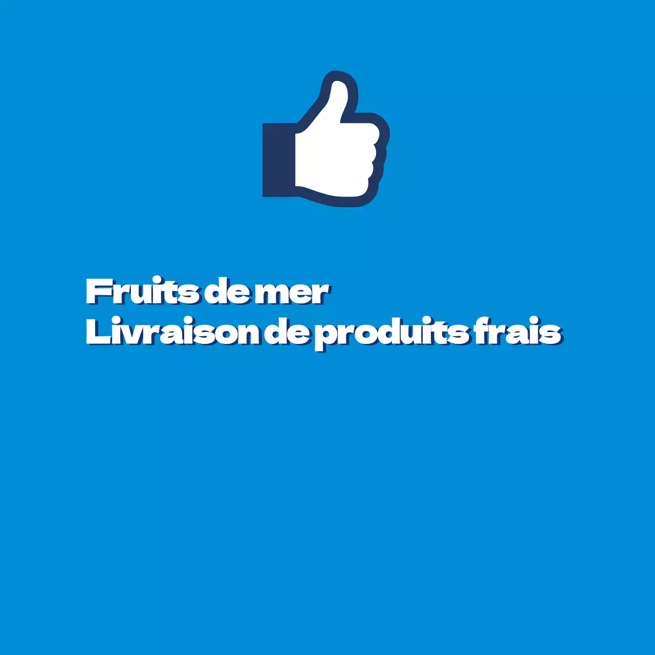 Livraison de fruits de mer frais