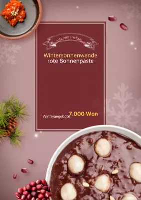 Ein stilvolles Menü für Massagesalons