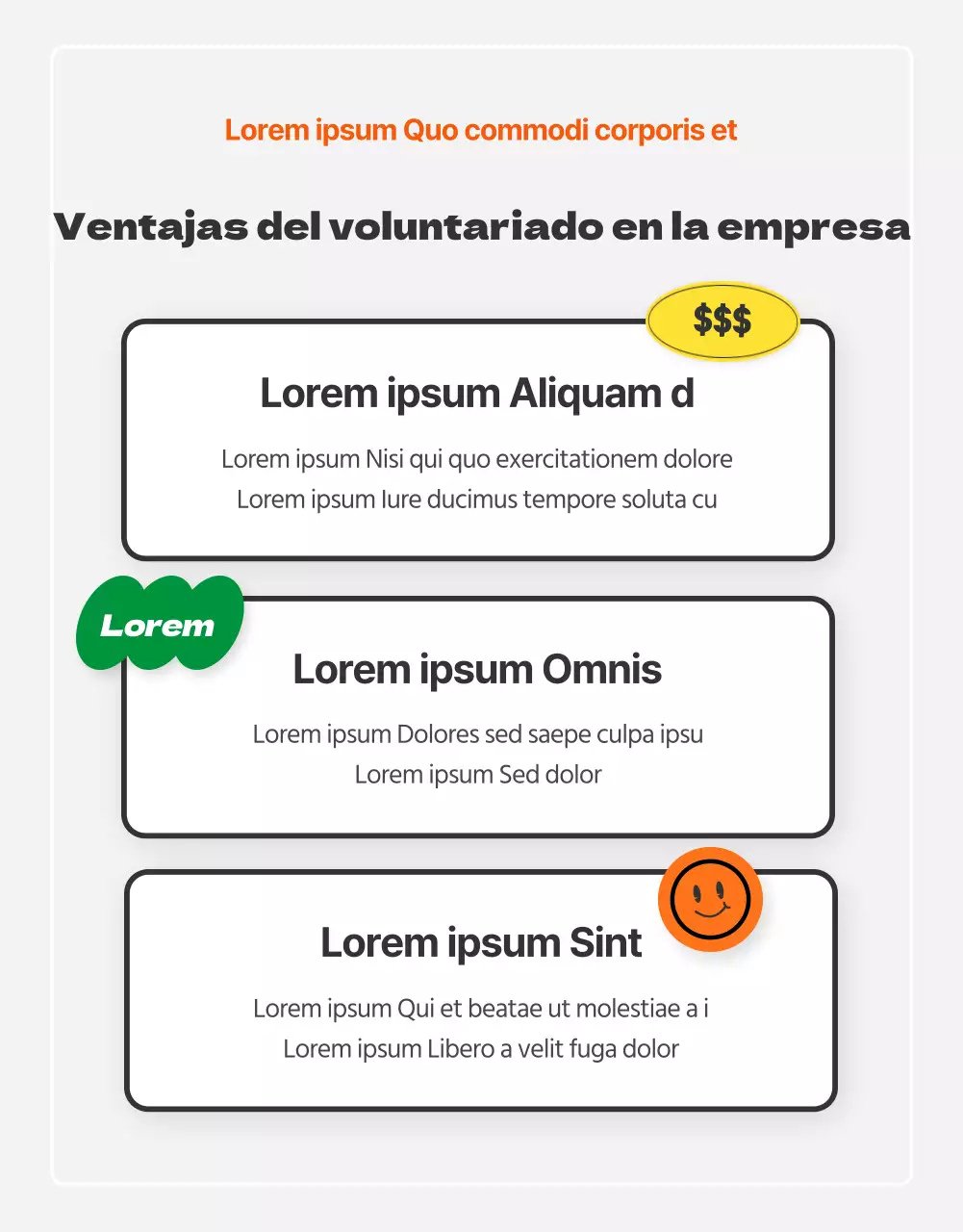 Conozca a nuestros jóvenes y enérgicos voluntarios internos de color naranja (página de detalles)