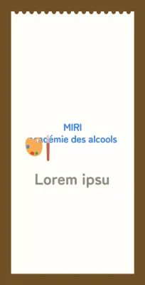 École d'art pour enfants en balsa sur fond de carnet de croquis blanc