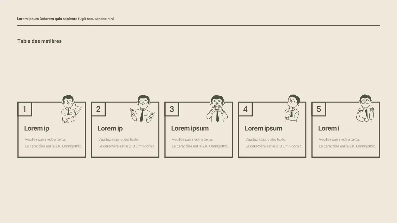 Une réunion ordinaire du conseil des élèves en kaki et dans un style épuré