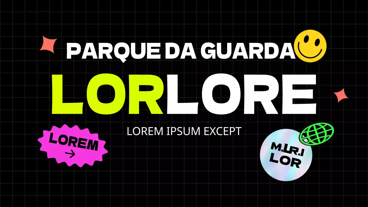 Autocolantes com ilustrações kitsch e tipos de letra arrojados em preto e cores néon dão um toque rítmico aos guias de concertos e alugueres.