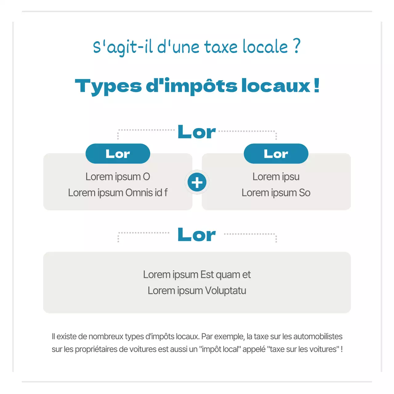 Promouvoir un simple cabinet local de comptabilité fiscale en bleu et ivoire