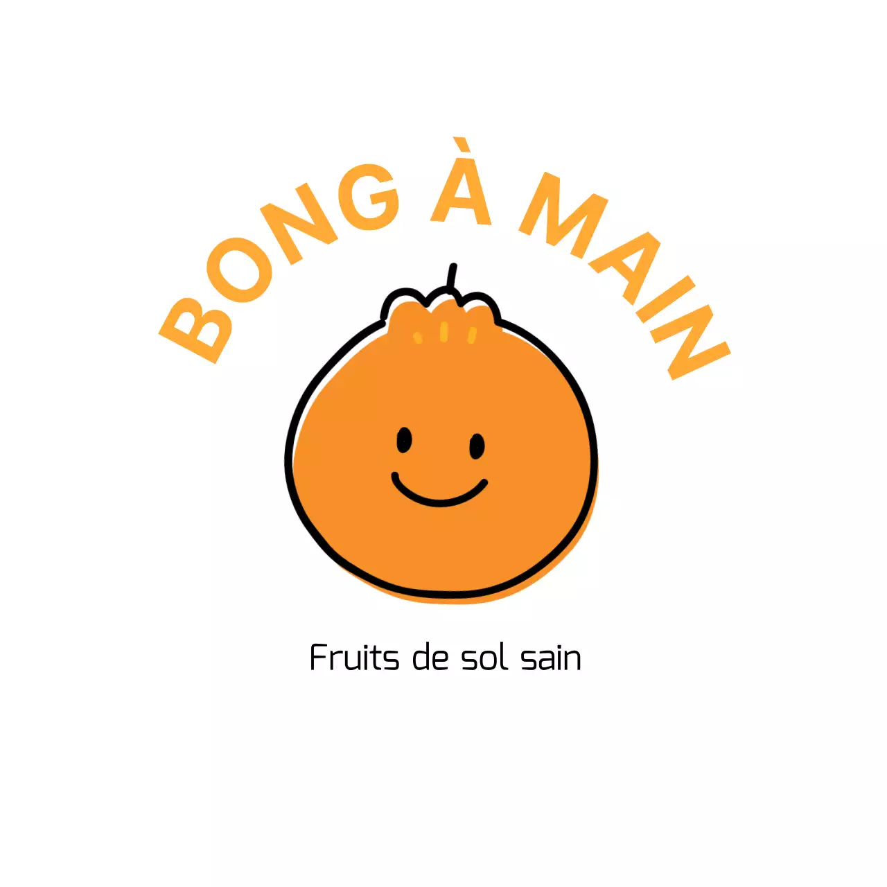 Dessin promotionnel présentant une illustration mignonne et câline de la spécialité locale, le Hallabong.