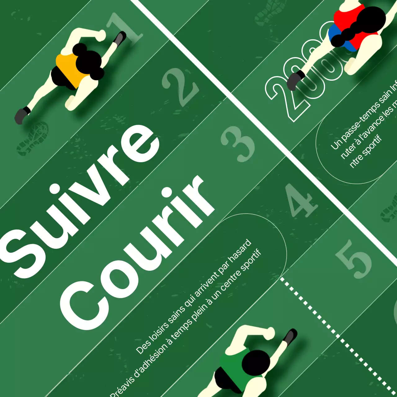 Promouvoir l'exercice physique en donnant l'impression d'un terrain de jeu verdoyant.