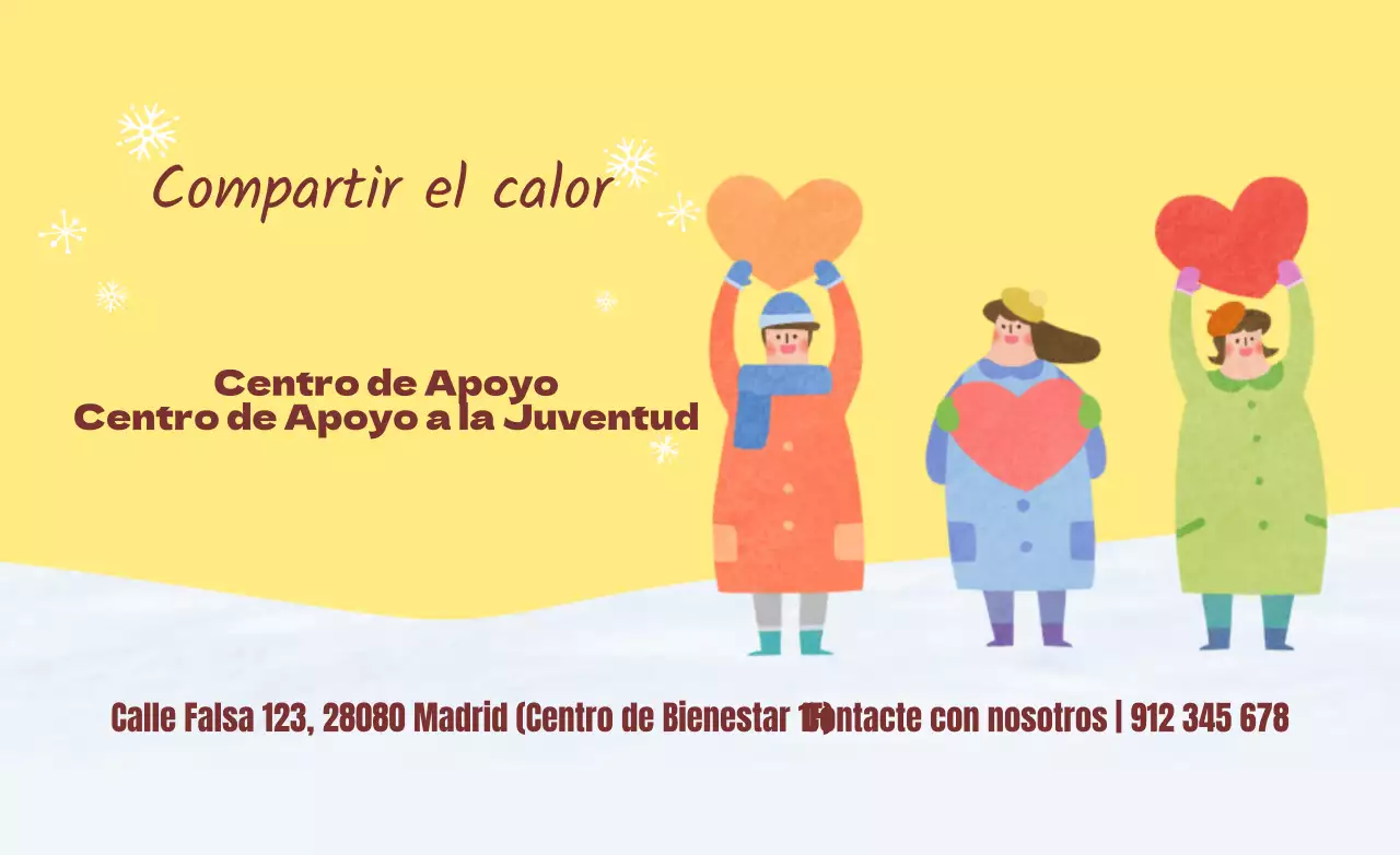 Compartir actos institucionales amarillos e ilustrados