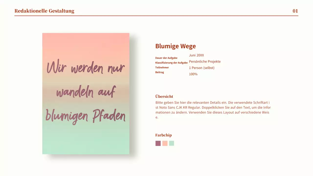 Rot gefärbte kreisförmige Punktdesign-Mappe