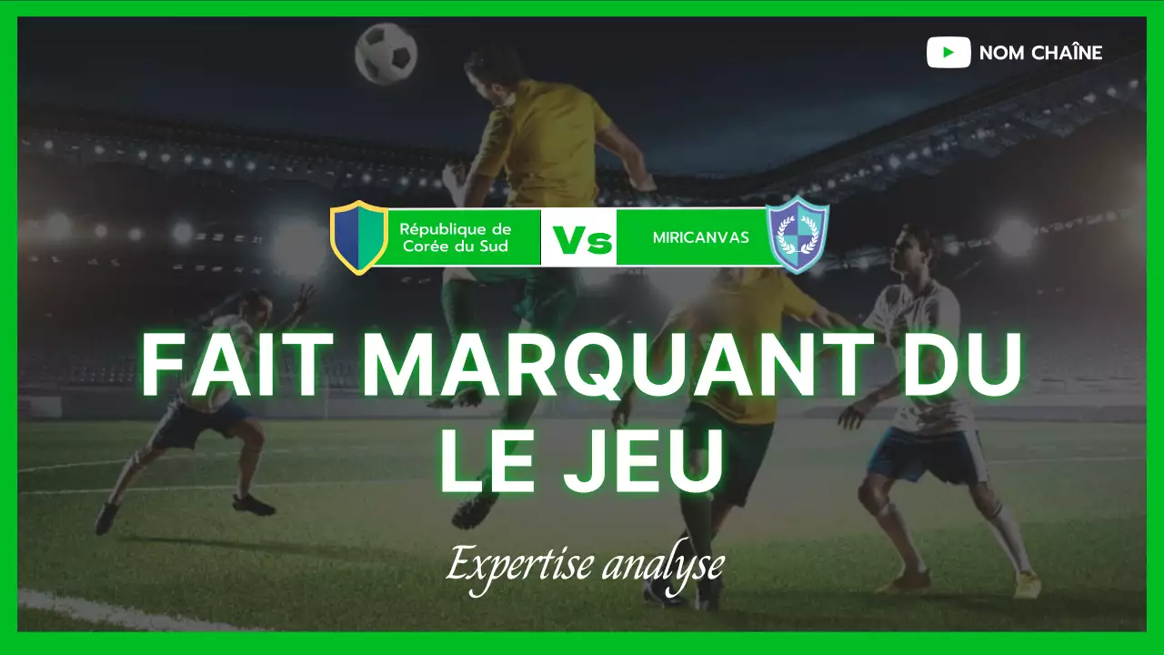 Green Simple Matchlight YouTube Thumbnail