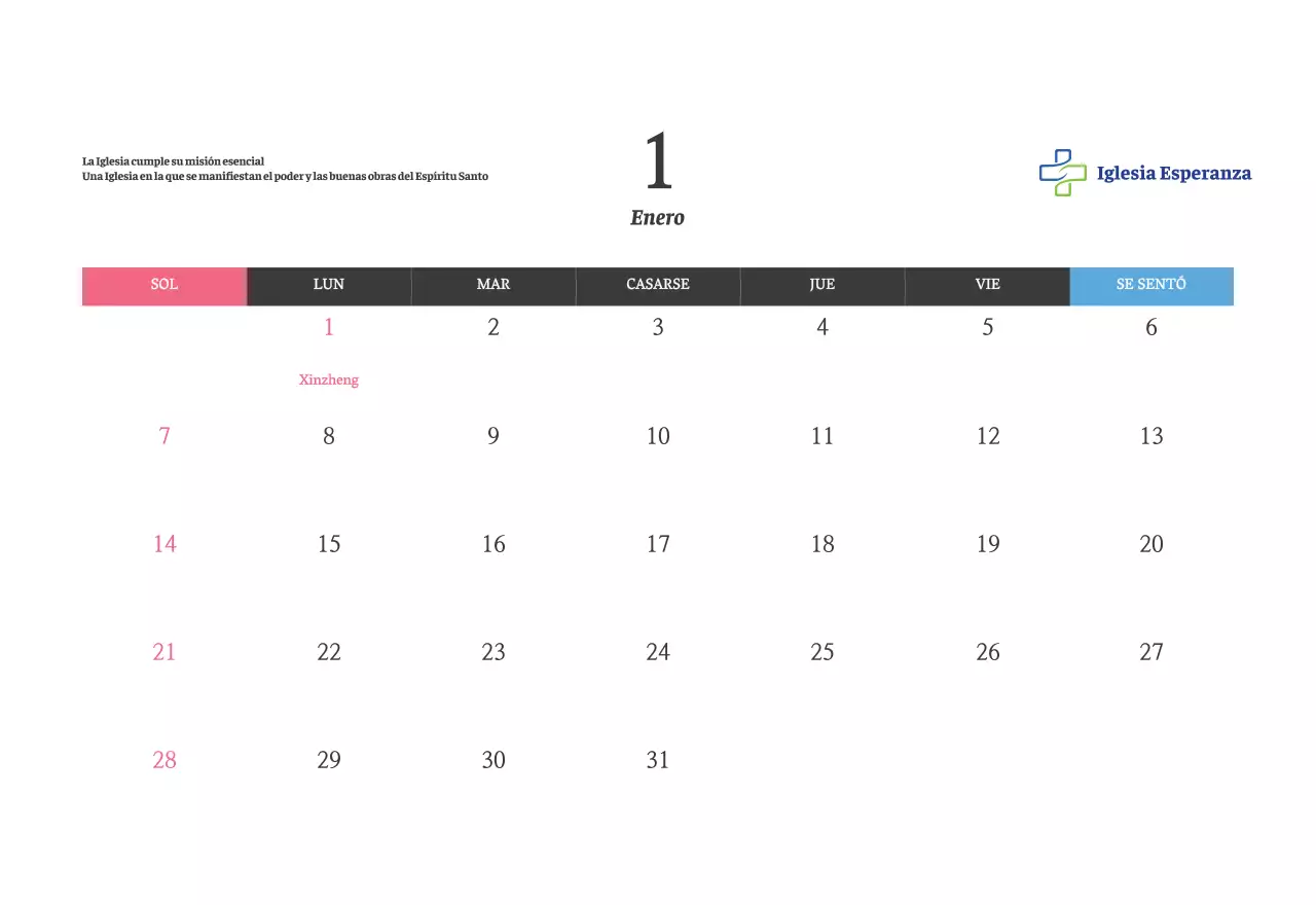 Caligrafía fotográfica blanca Iglesia