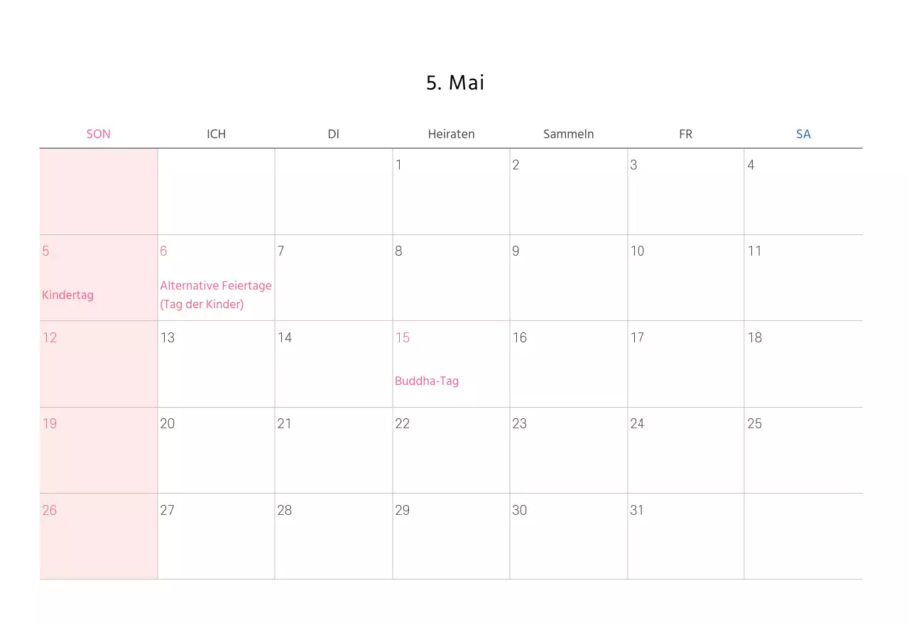 Pastell saubere Illustration Kirche