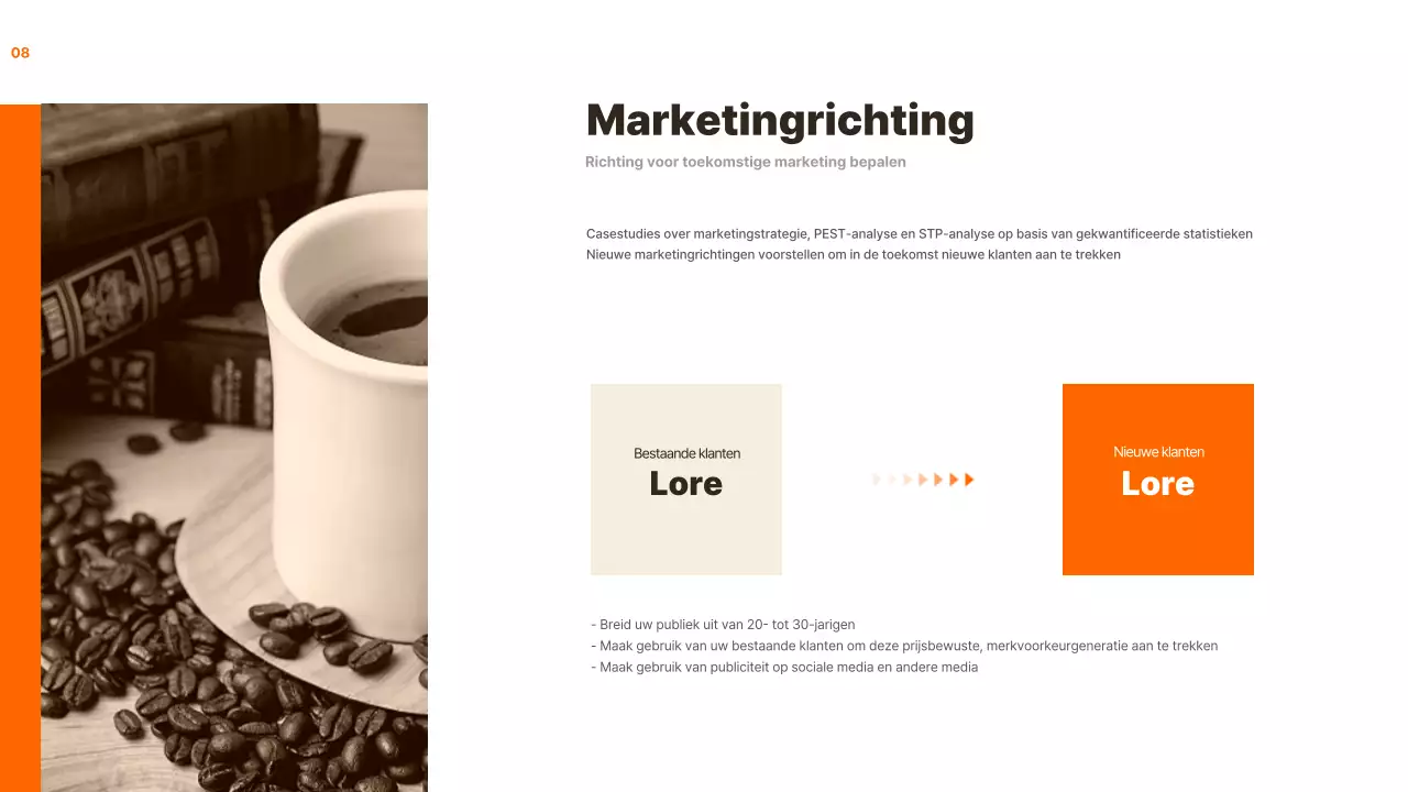 Orange en calm marketing case analyse opdracht