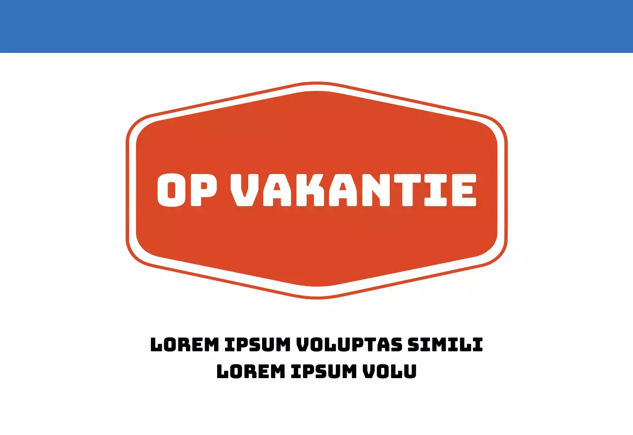 Retro concept nostalgiekalender in rood en blauw