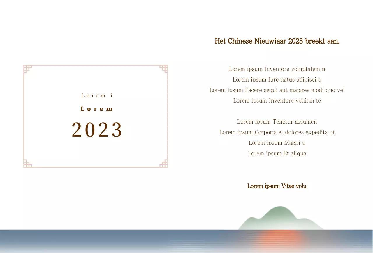 Warme zonsopgang illustratie wenskaart