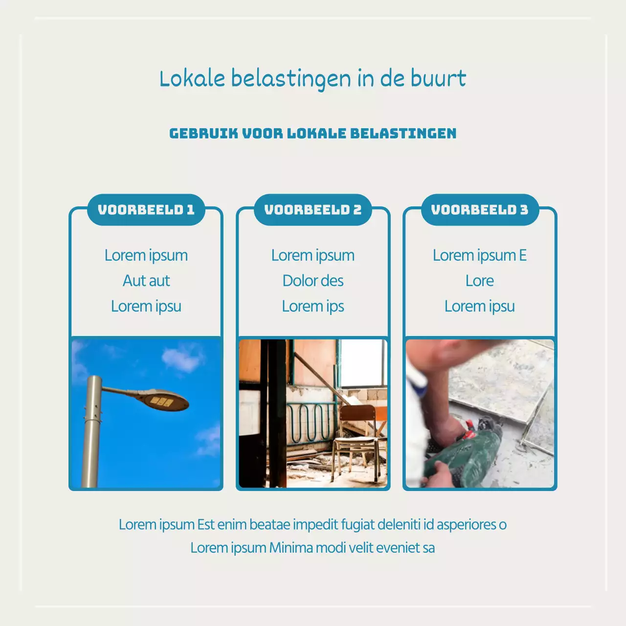 Een eenvoudig lokaal belastingadvieskantoor in blauw en ivoor promoten