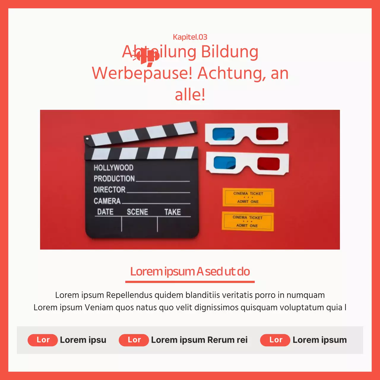 Red's Simple University Department Monatliche Nachrichten