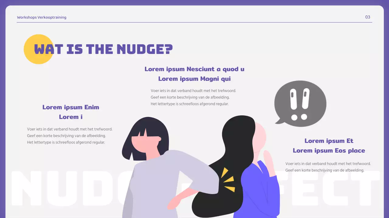 Gedragseconomische duwtjes in de rug nuttig in paarse en gele velden