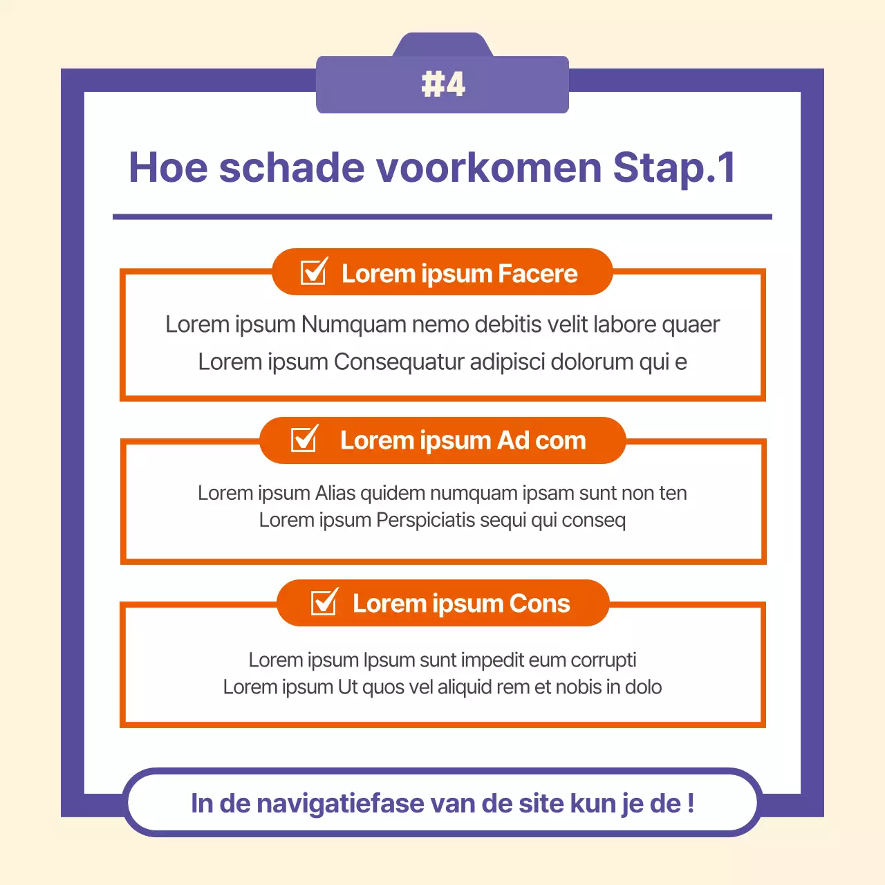 Paarse, minimalistische overzeese direct mail schadepreventie uitgelegd