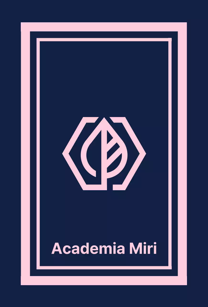 Gakuen Academy Valkyrie sobre fondo azul marino con borde rosa