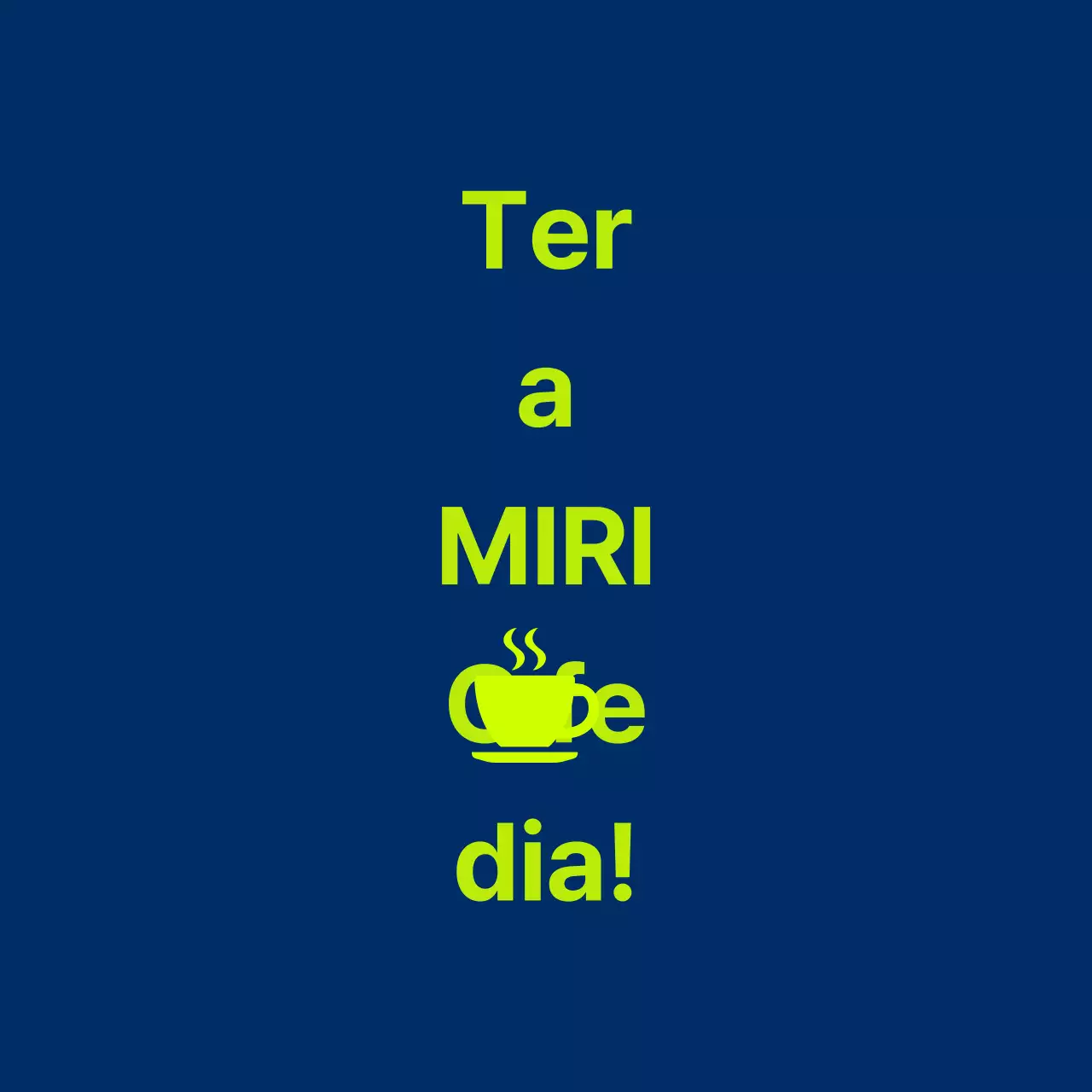 Café Ballette sobre um fundo azul-marinho