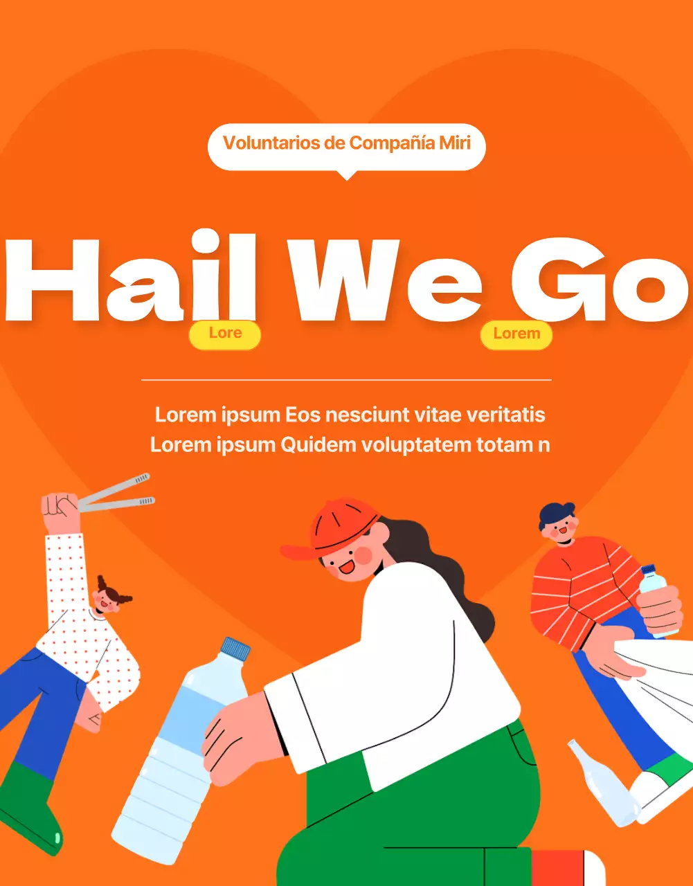 Conozca a nuestros jóvenes y enérgicos voluntarios internos de color naranja (página de detalles)