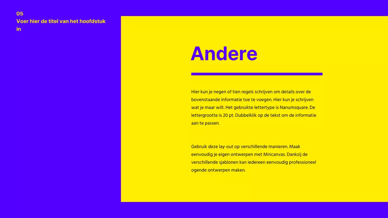 Presentatie portfolio