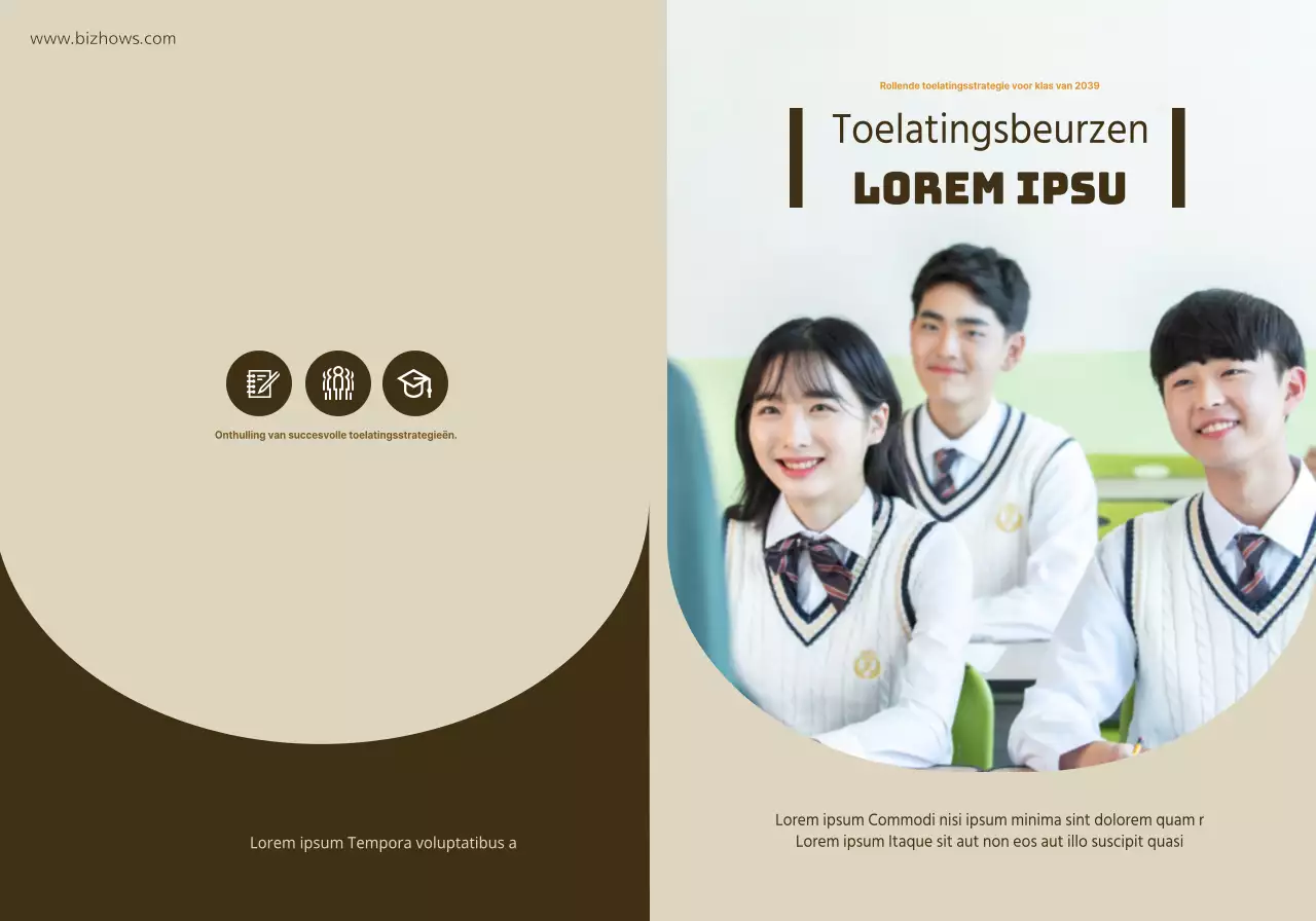 Informatie over bruinkleurige specialistische scholen voor universitaire toelatingsexamens