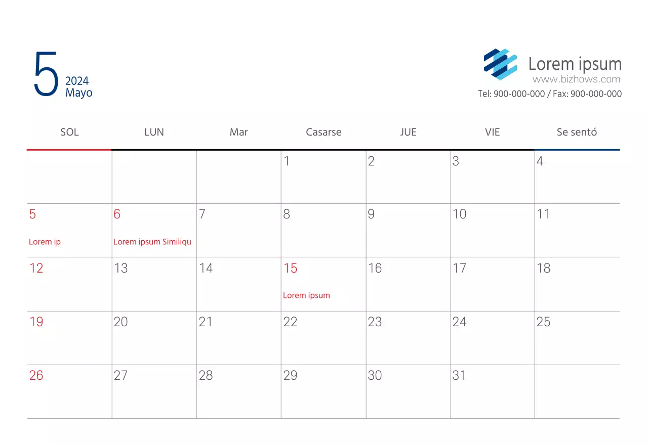 Marina Blanca Hospital Simple