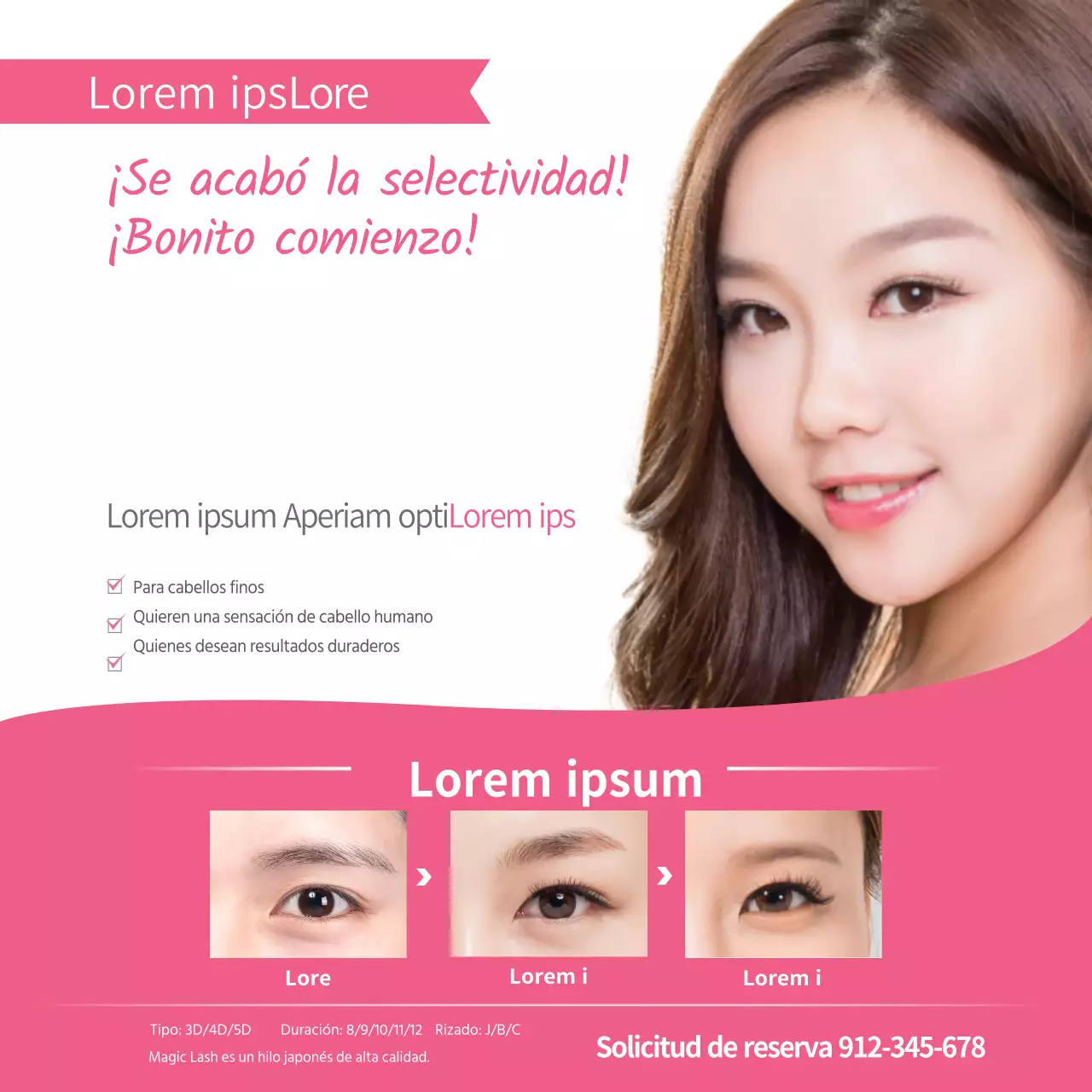 Eventos de extensión de pestañas