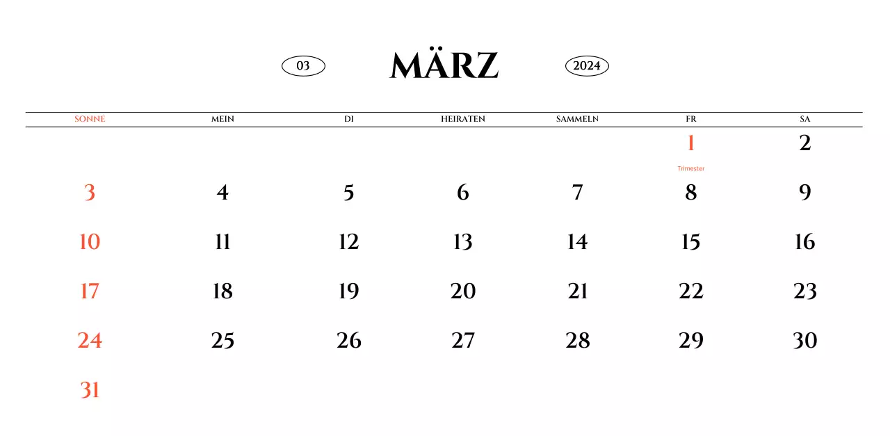 Wandkalender im einfachen Stil mit schwarz-weißer emotionaler Reisefotografie