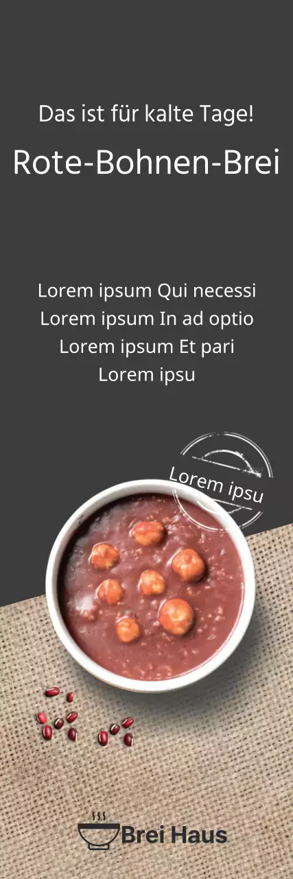 Winterlicher Rote-Bohnen-Brei Offene Veranstaltung