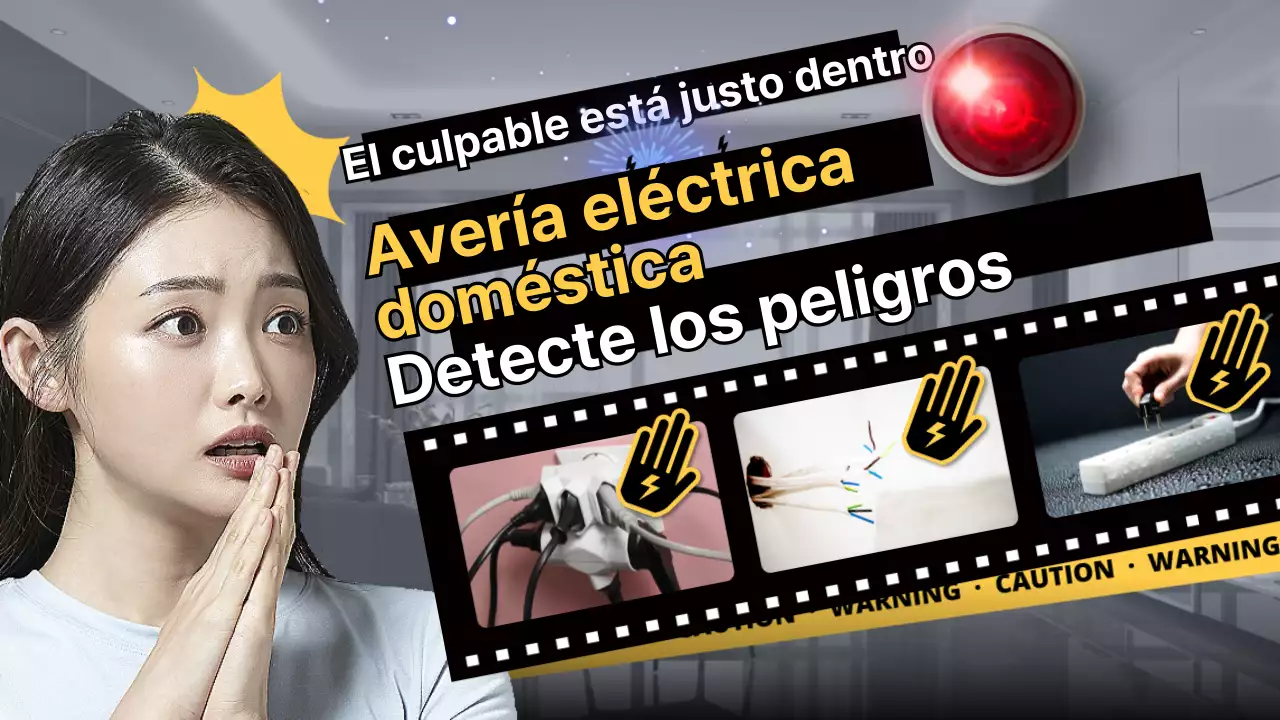 Concepto de película con imágenes fotográficas amarillas Tema de alerta de peligro para vehículos eléctricos