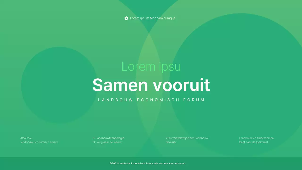 Groen en eenvoudig: seminarpresentaties over landbouw en ondernemerschap