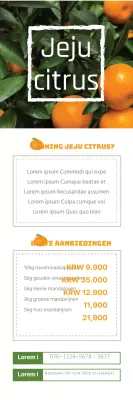 Jeju Citrusvruchten