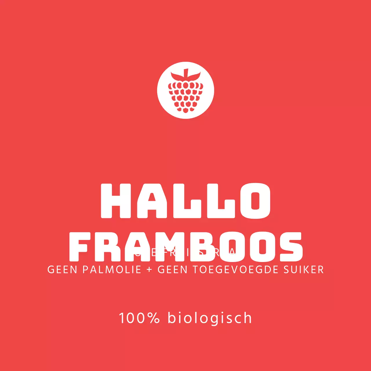 Frambozenjam etiket