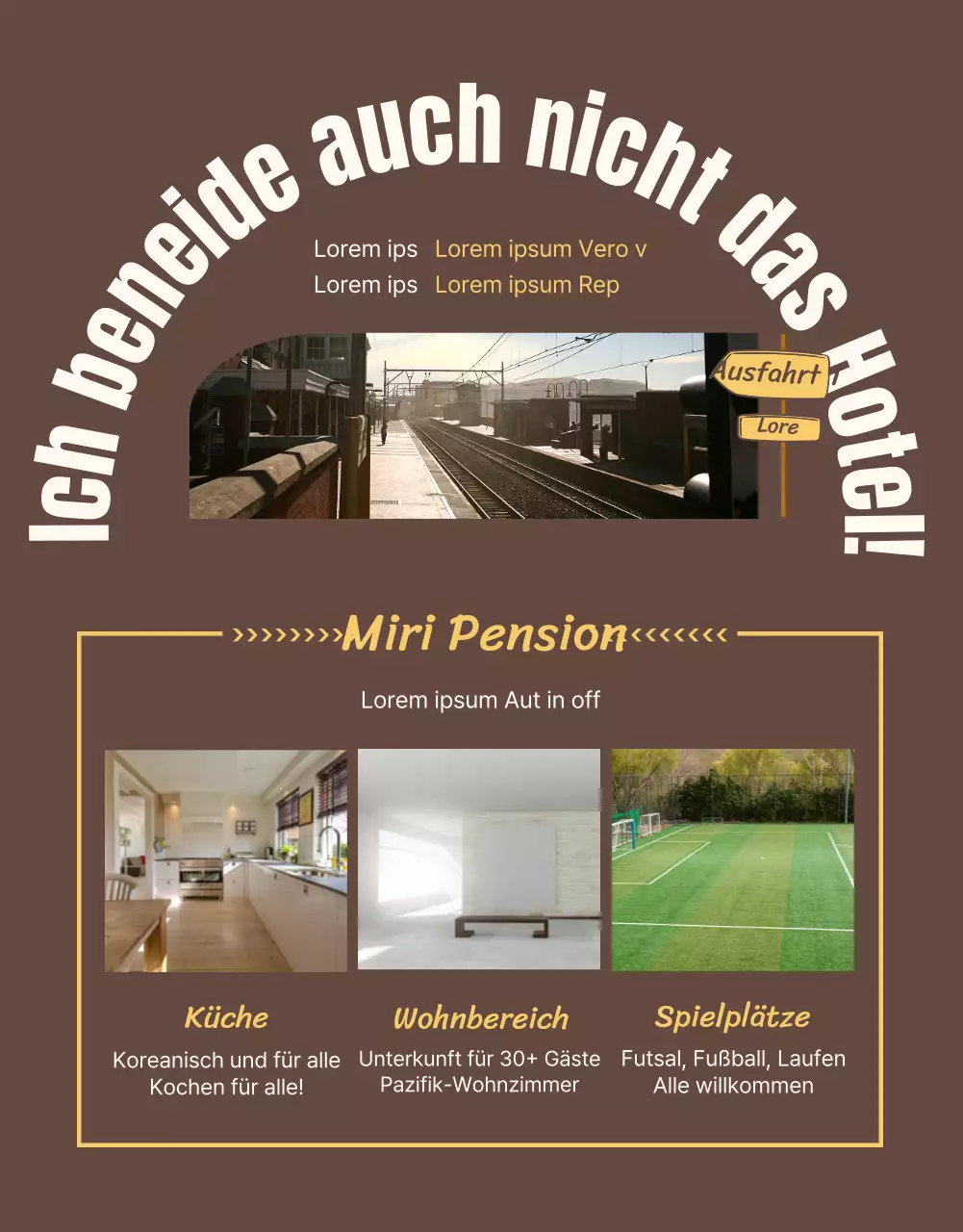 Herbstliche MT-Aktionen und Bewerbungen in brauner und fröhlicher Stimmung