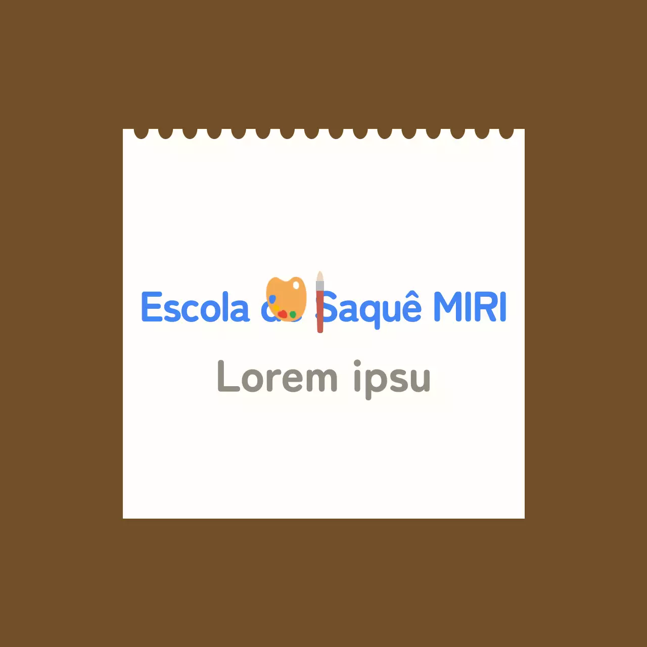 Balsa de escola de arte para crianças com fundo branco de caderno de desenho